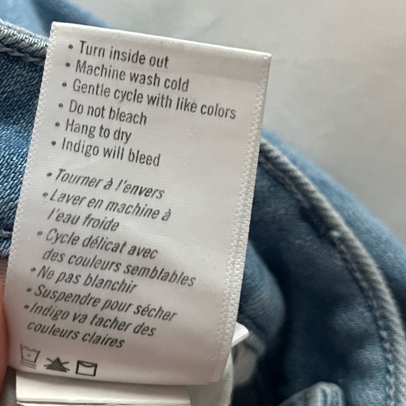 Paige Nellie Jeans Fringe Edge Flare Leg Light Wash Size 31 - Picture 3 of 12